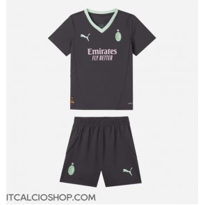 AC Milan Terza Maglia Bambino 2024-25 Manica Corta (+ Pantaloni corti)